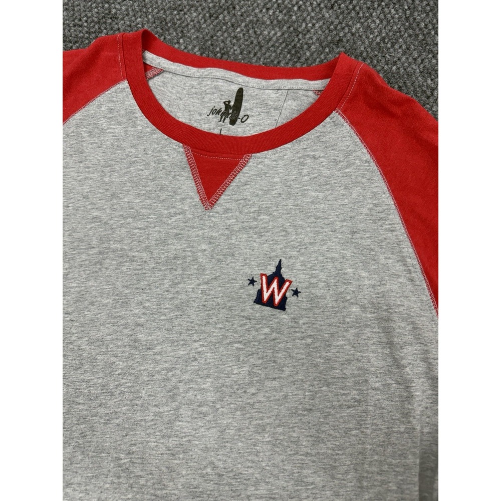 Johnnie O Washington Nationals Men's Large Raglan Sleeve T-Shirt MLB - New